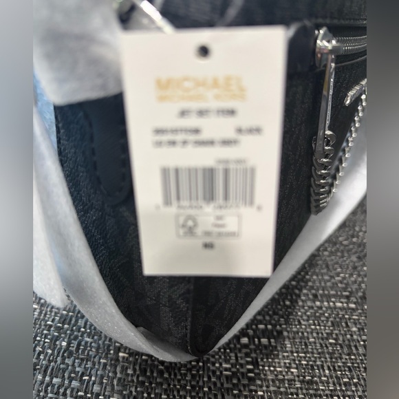 Michael Kors Charcoal and Black Zip Bag - Picture 5 of 5